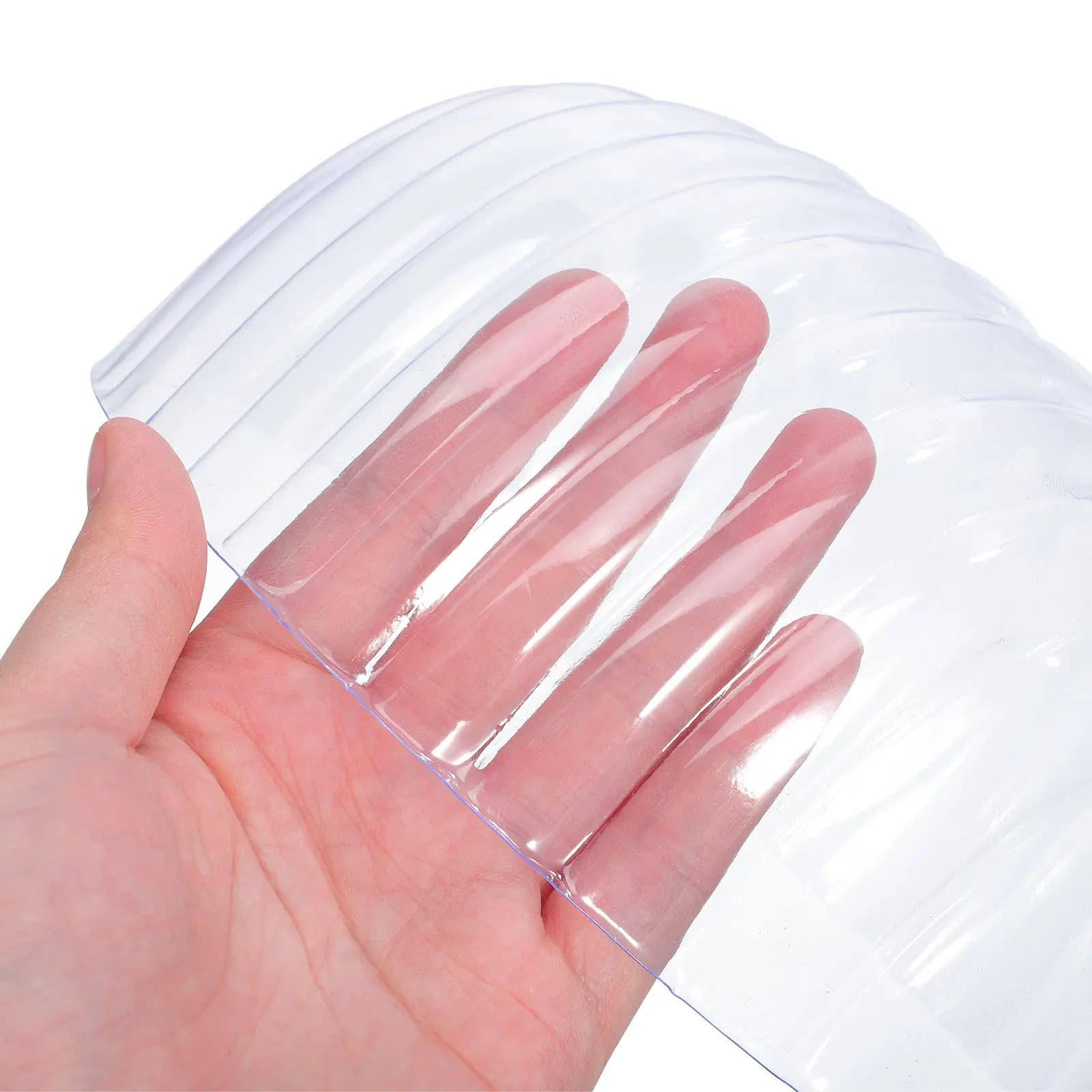 10 Pezzi Supporto Riutilizzabile in Plastica Trasparente per Cappelli da Baseball, Supporto Interno Modellante per Esposizione, Previene l'Allungamento, Adatto per Tavoli