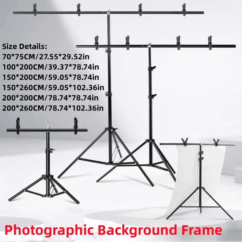 RP04 Back Support Photo Video Studio Background Support Kit support system for backdrops Board frame kit for photographic studio