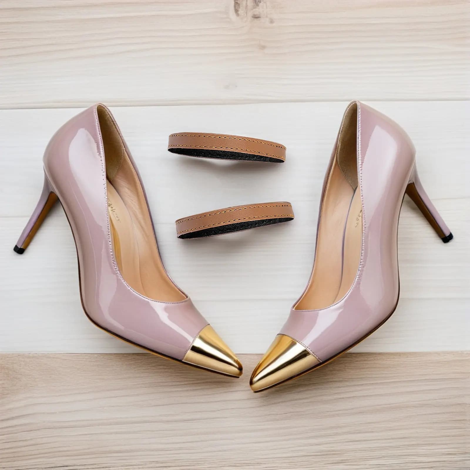 3 Paia di Cinturini Elastici per Tacchi Alti, Lacci Staccabili Antiscivolo per Donne, Supporto per Caviglia, Comfort alla Moda per Tutti i Tacchi