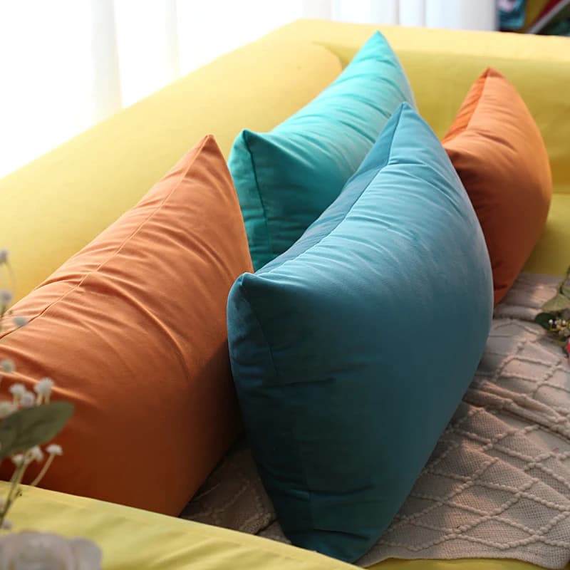 Velvet cushion cover for sofa 50x70 Souvenir cushion cover for living room sofa Decorations for the Nordic home Minimalist style pillow for sofa