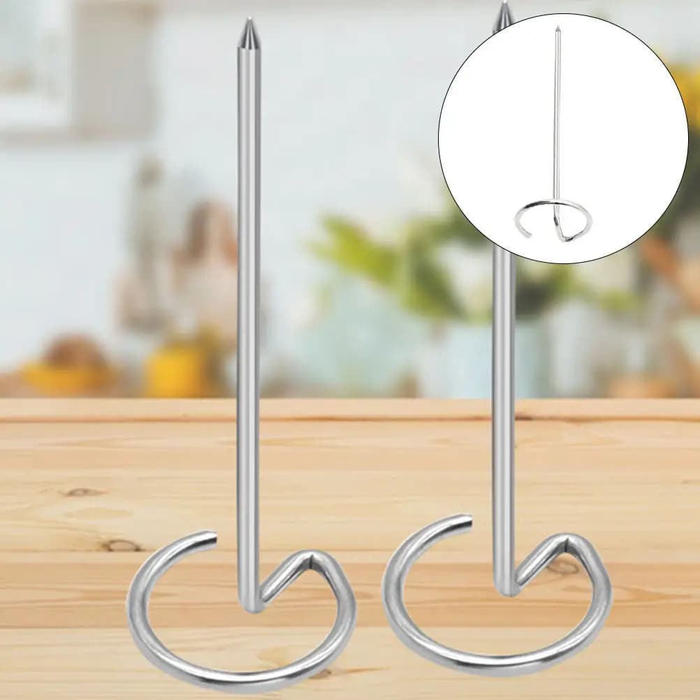 Set of 12 Stainless Steel Spiedini Reusable for Barbecue, Oven and Air Fryer, for Meat and Vegetables