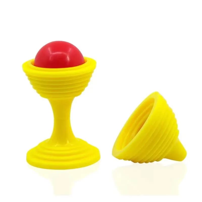 1set di perline Go No Traces Magic Cup Puzzle novità giocattoli bambini Close-up Magic trick puntelli