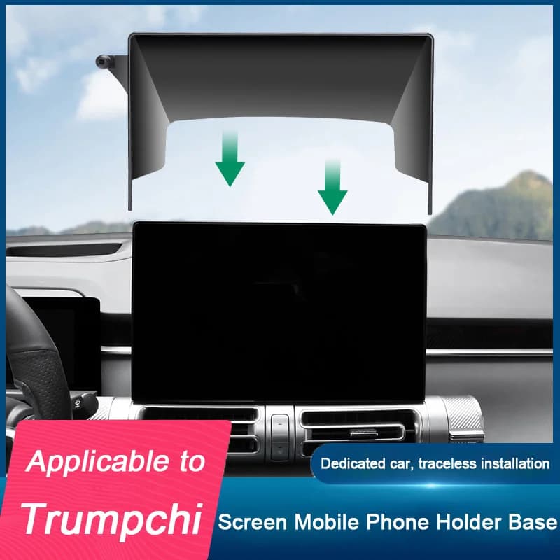 Supporto per telefono cellulare per auto per Trumpchi GS8 ES9 GS3 E8 E9 M8 EMKOO 2022 2023 2024, base per staffa per supporto di navigazione per schermo a montaggio fisso