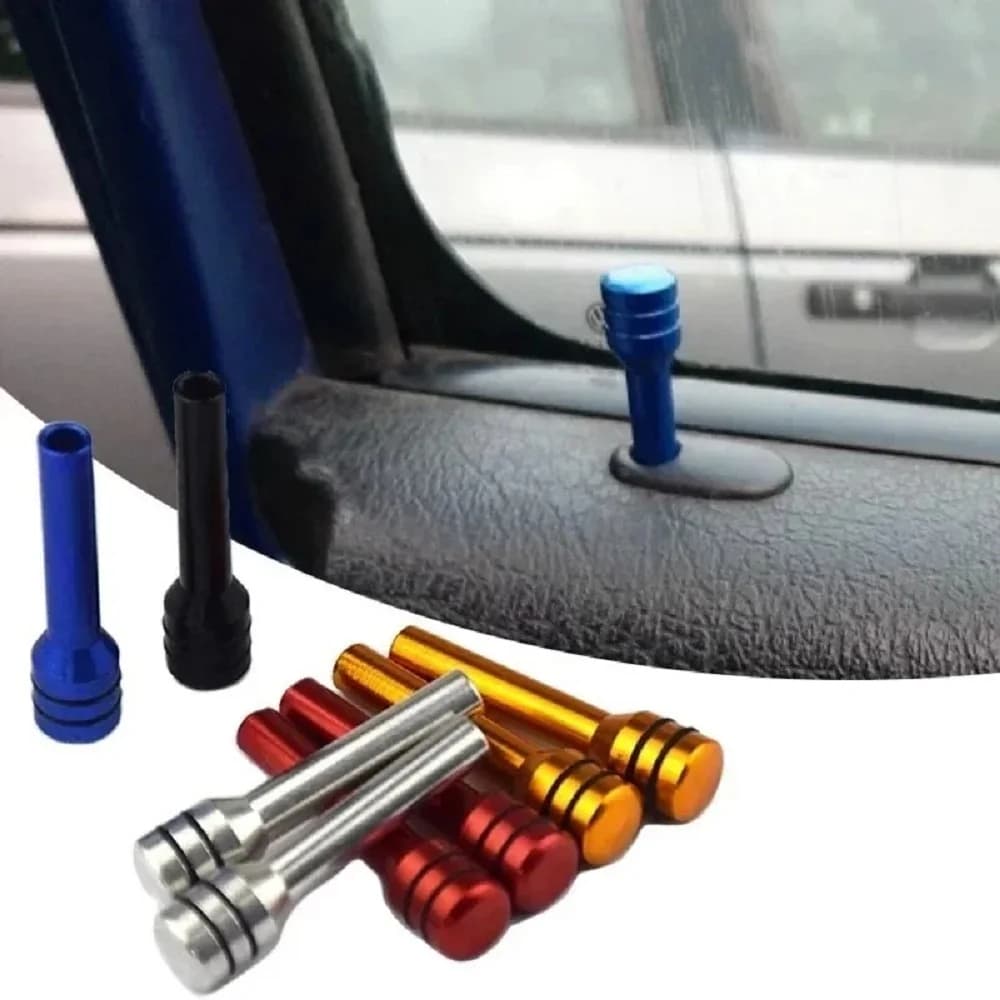 Perni di bloccaggio della porta di sicurezza universale per auto Manopola a vite per perno di bloccaggio della porta interna del camion per Volkswagen VW Polo Beetle MK2 MK3 CC