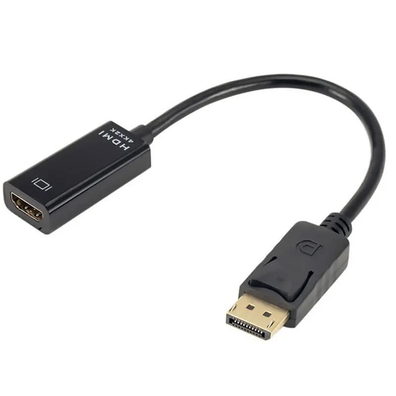 Adapter Converter Compatible with DisplayPort to HDMI 4K Display Port Male DP to Female Adapter Cable TV HD Video Audio for PC TV