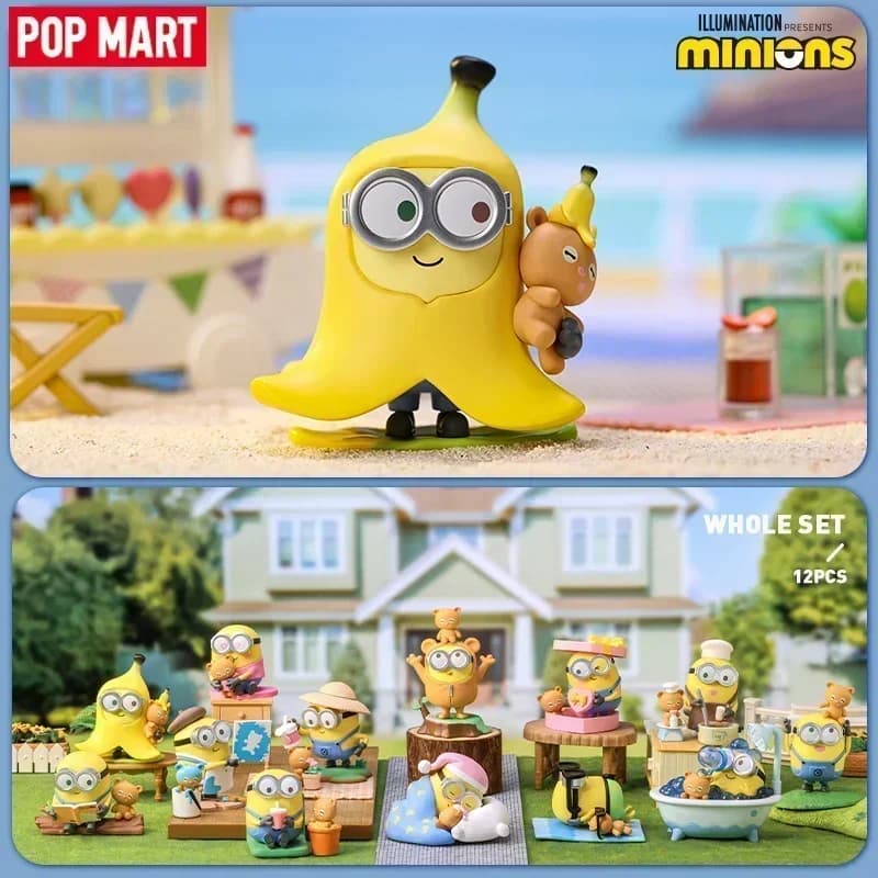 POP MART Minions: Rise of Gru Better Together Series Trendy Blind Box Toys Guess Bag Mystery Box Anime Figure Surprise Gift