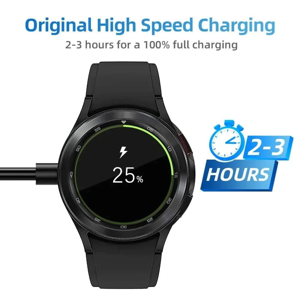 USB-C Charger for Samsung Galaxy Watch 7/6/6 Classic/5/5 Pro/4/4 Classic, Smartwatch Accessories, Replacement Charger