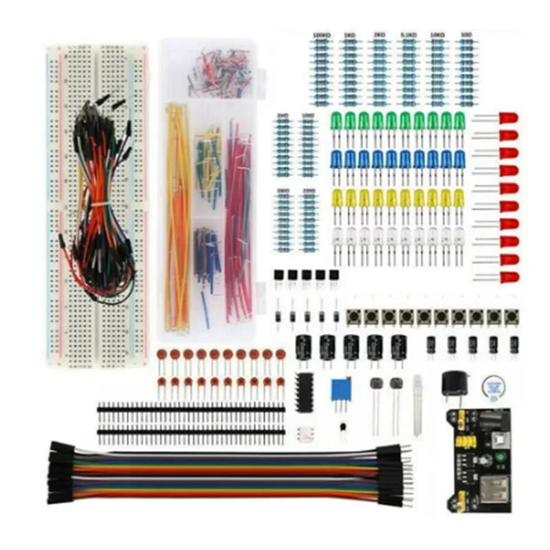 DIY Project Starter Kit For Arduino UNO R3 Kit Electronic DIY Kit Electronic Component Set With Box 830 Tie-points Breadboard