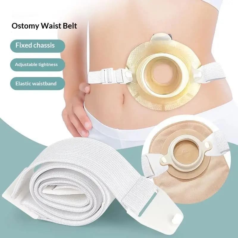 Adjustable Elastic Ostomy Belt For Straps Secure Ostomy Bag Fixation Comfortable Fit For Post Surgery Daily Use