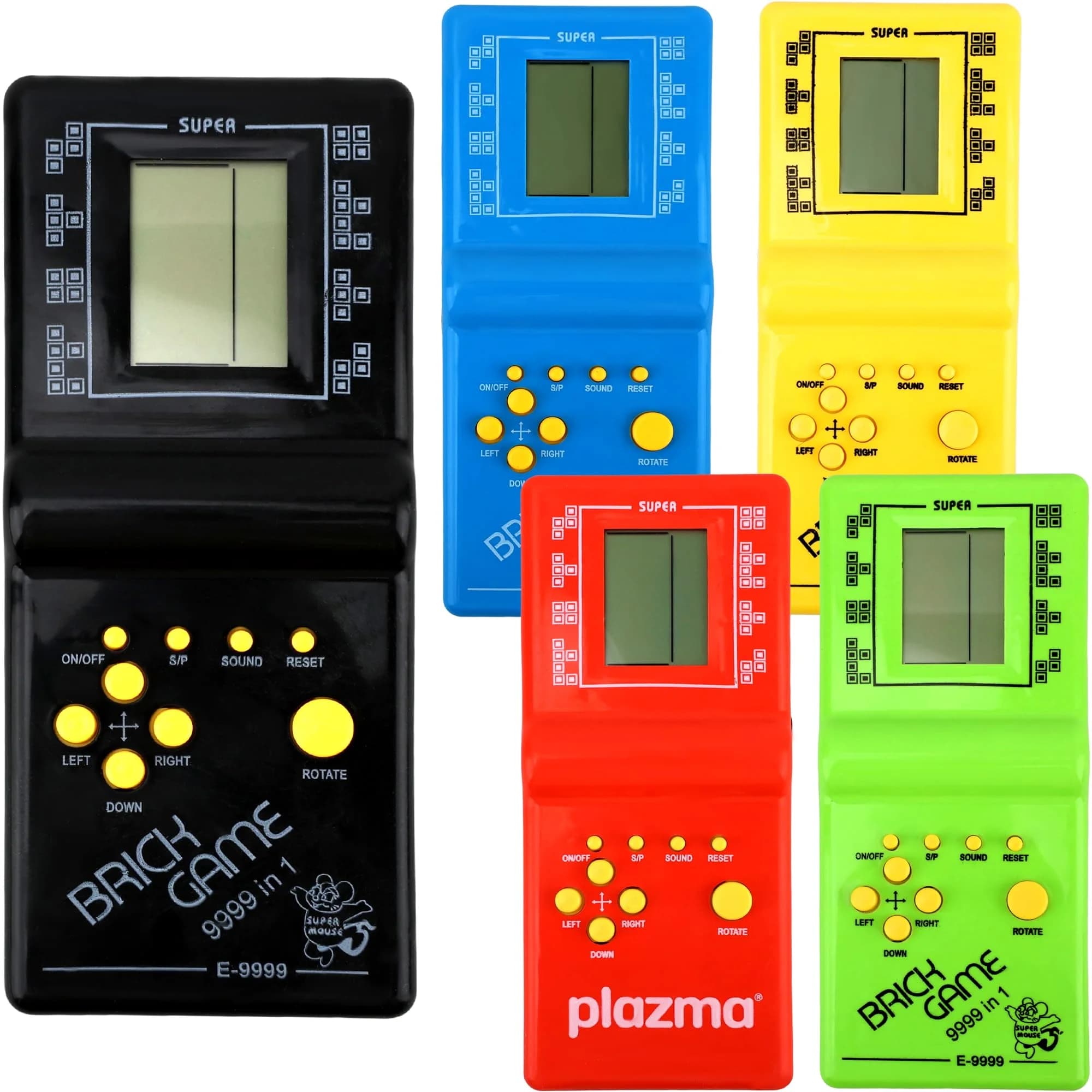Mini Portable Game Console BRICK GAME Handheld Players Nostalgic Educational Toys Pocket 4 Colors Classic Elderly Childhood Gift