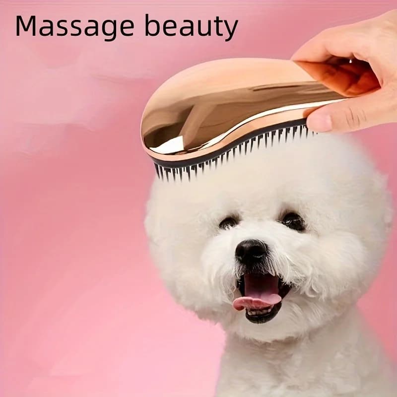 Spazzola per toelettatura per animali domestici Pettine per pulizia dei capelli specifico per animali domestici Applicabile ai cani Gatti Spargimento Depilazione Fondo Rastrello Pettine Accessori per animali domestici