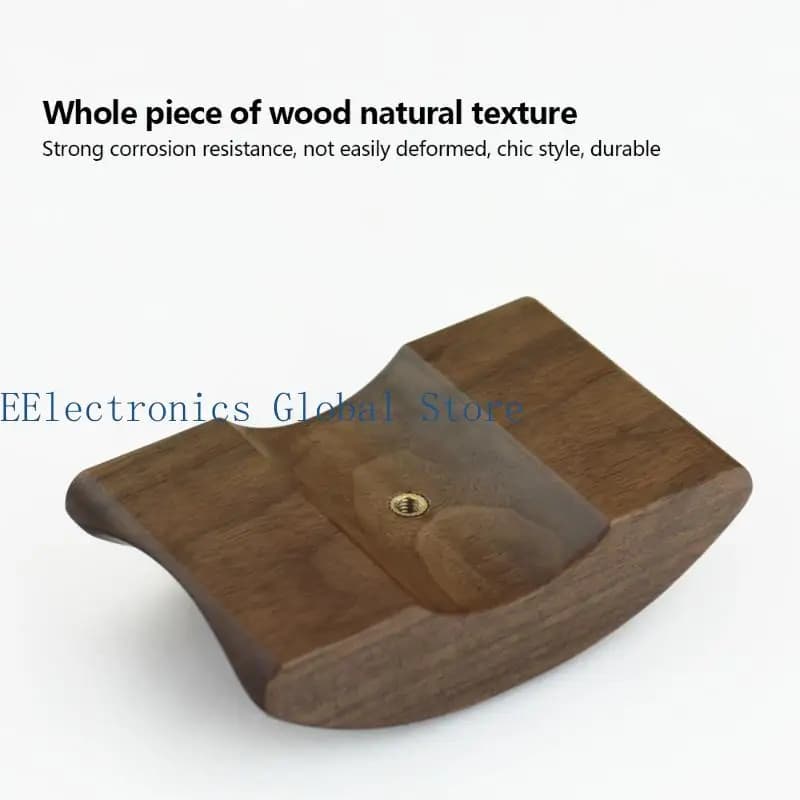 462B Wooden headphone stand Walnut headphone stand desk headphone stand wooden headphone stand