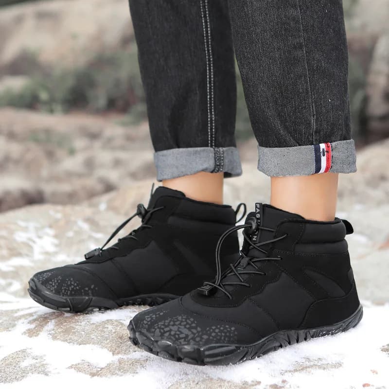 Brand new winter boots for men women snow feet naked outdoor non-slip warm fur sneakers casual boots size strong trekking shoes