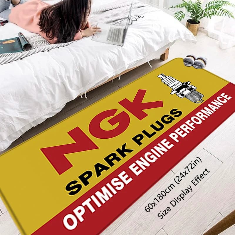 Tappetino antiscivolo Tappetino per ingresso N-Ngk Sparks Corridoio Tappeto Cucina Tappeti assorbenti d'acqua Soffici tappetini da comodino Decorazioni per la casa