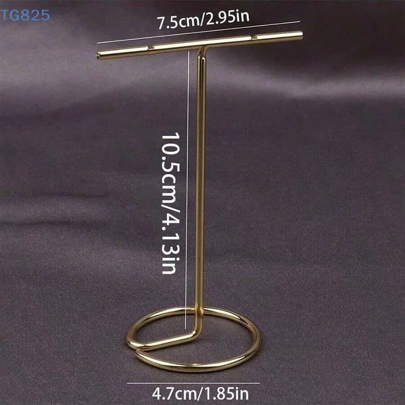 Espositore per Gioielli in Metallo a Forma di T, Supporto per Orecchini e Collane, Espositore Universale Professionale per Charms