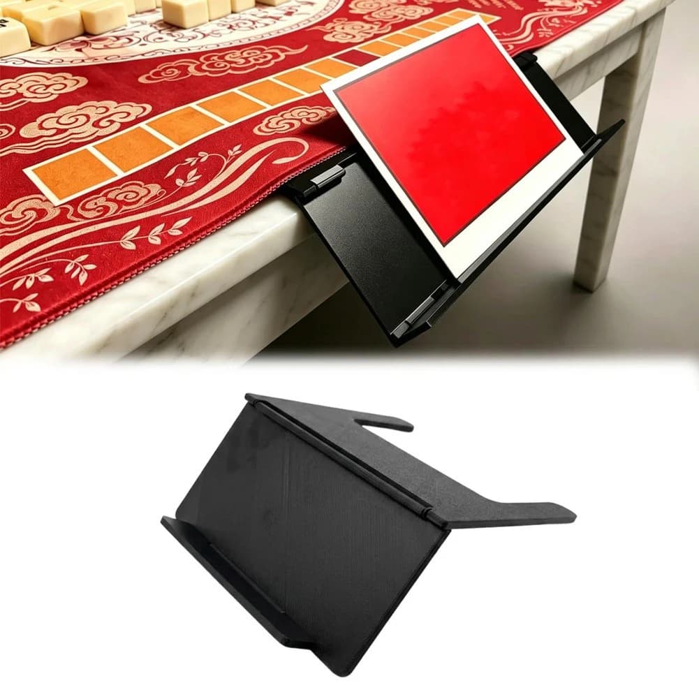 For Mahjong Card Holder Space Saving Angled For Mahjong Card Holder For American Tiles 3D Printed Pink Stand For Tabletop Gaming