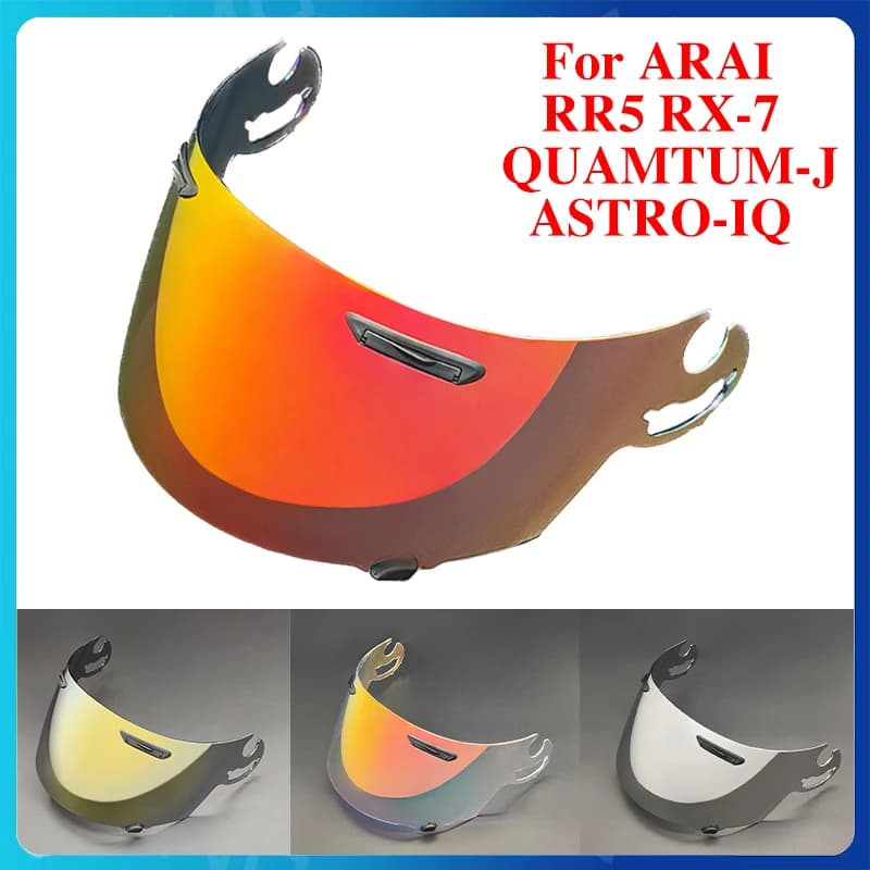 Lente del casco del motociclo per ARAI RR5 RX-7 QUAMTUM-J ASTRO-IQ Visiera del casco Parabrezza Scudo Occhiali Visiera Accessori casco