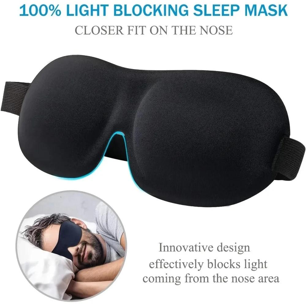 3D Sleep mask Benda for eyes Help for sleep Eye mask soft memory foam for sleeping Travel block Eye cover Light Slaapmasker