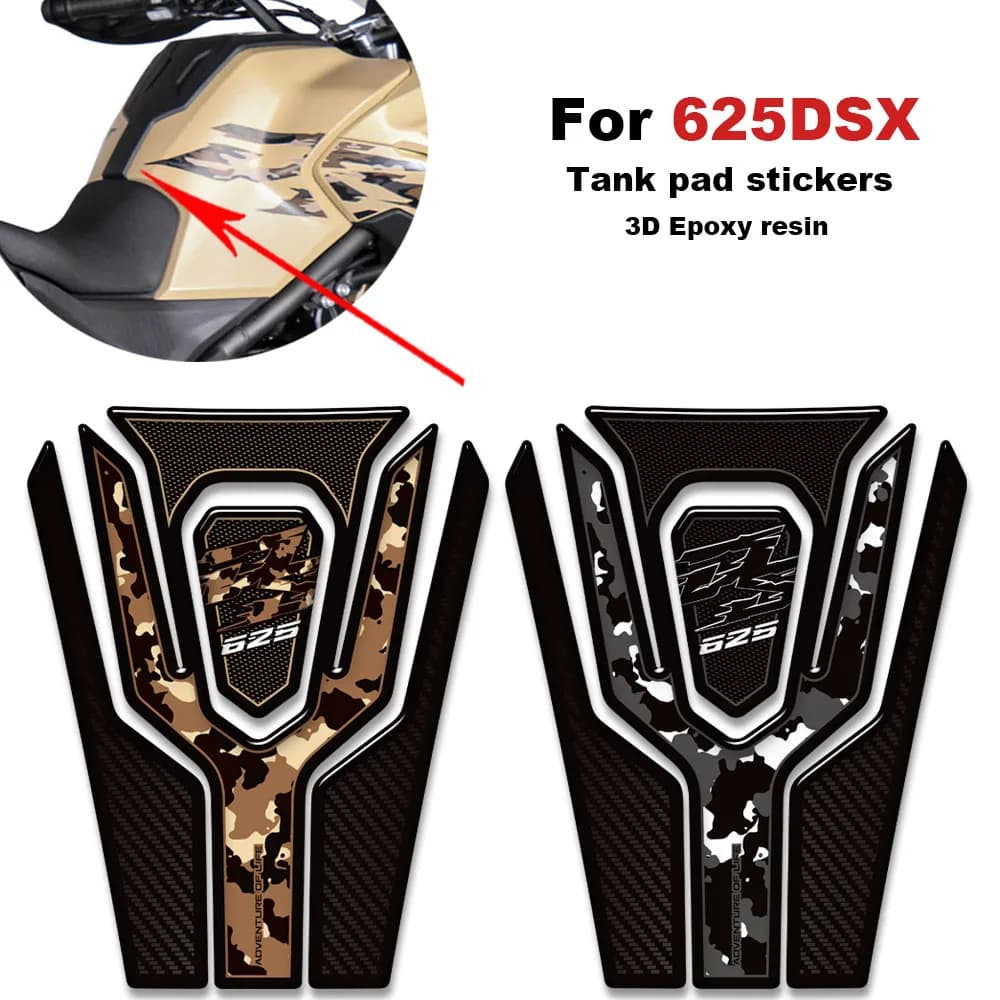 Per VOGE 625 DSX DS625X DS625 X DS 625X 2025 Adventure Moto Tappo Del Serbatoio Carburante Grips Paramani Protezione Adesivi decalcomanie kit