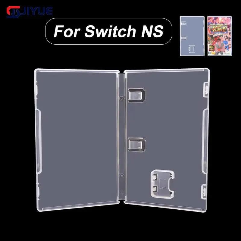 Nuova custodia per carte da gioco custodia per cartucce trasparente Shell per Switch NS con supporto per libro per copertina inserita