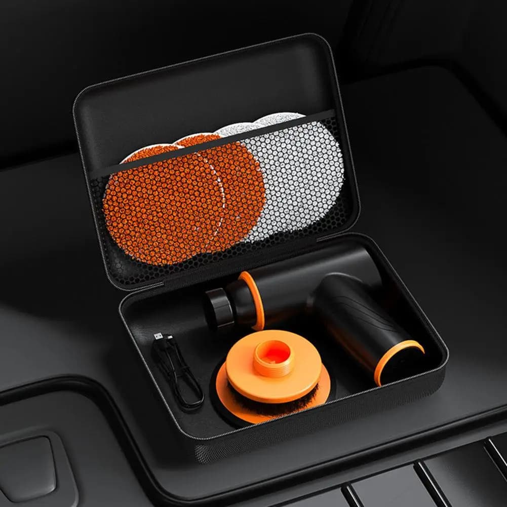 Eva Scatola portaoggetti per aspirapolvere per auto Accessori con cerniera impermeabile Custodia protettiva Scatola rigida per auto Scaffale digitale interno B7B6