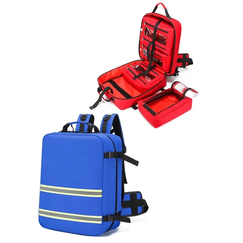 Zaino Impermeabile 1200D Resistente agli Strappi per Kit di Pronto Soccorso, Controllo Incendi, Soccorso, Campeggio e Viaggi