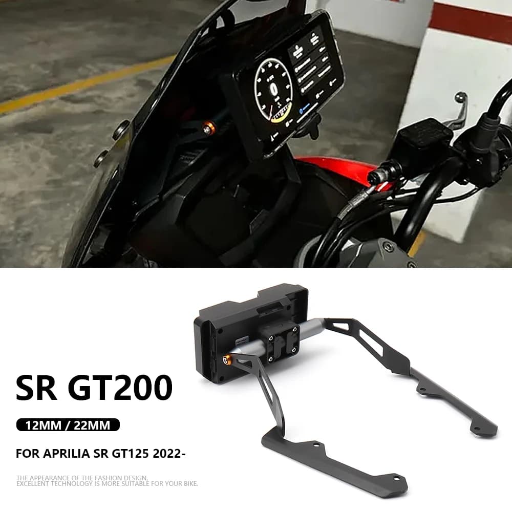 Per APRILIA SR GT125 SR GT200 GT 200 2022 2023 2024 Moto parabrezza Supporto Del Basamento Del Telefono Mobile Del Telefono GPS Staffa di Navigazione