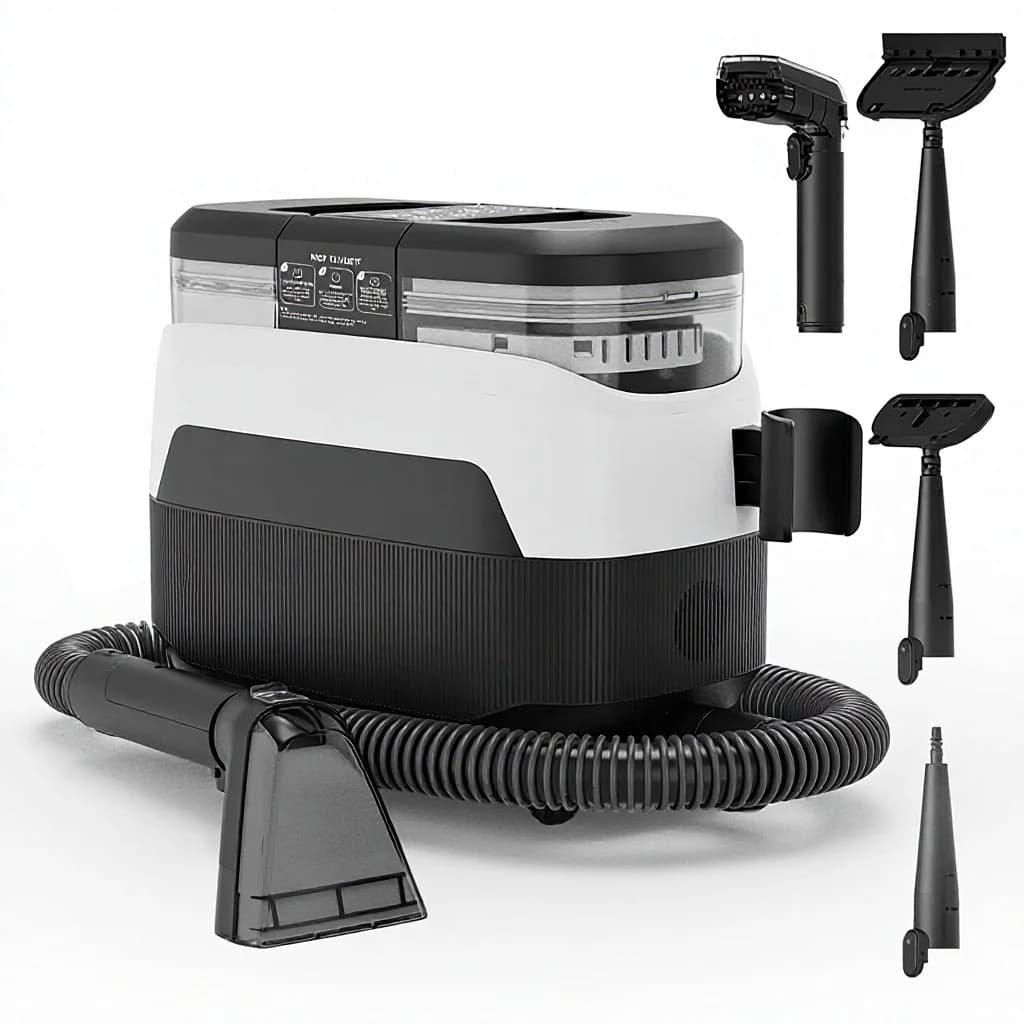 In Stock 1700w Steam Vacuum Cleaner Wet Sofa Carpet Portable Home Use Spot Cleaner with More Accessories