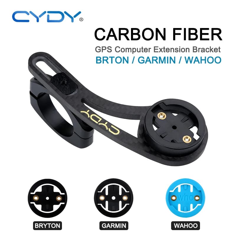 CYDY Garmin Mount Edge 130 200 520 Computer da bici Supporto in carbonio Supporto per computer da bicicletta Bryton Rider 320 420 accessori da ciclismo