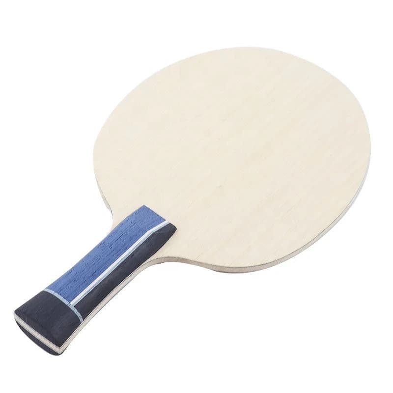 1 Pezzo Racchetta da Ping Pong in Fibra di Carbonio Blu a 7 Strati, Manico Lungo, Accessori Fai-da-Te per Racchette da Tennis da Tavolo