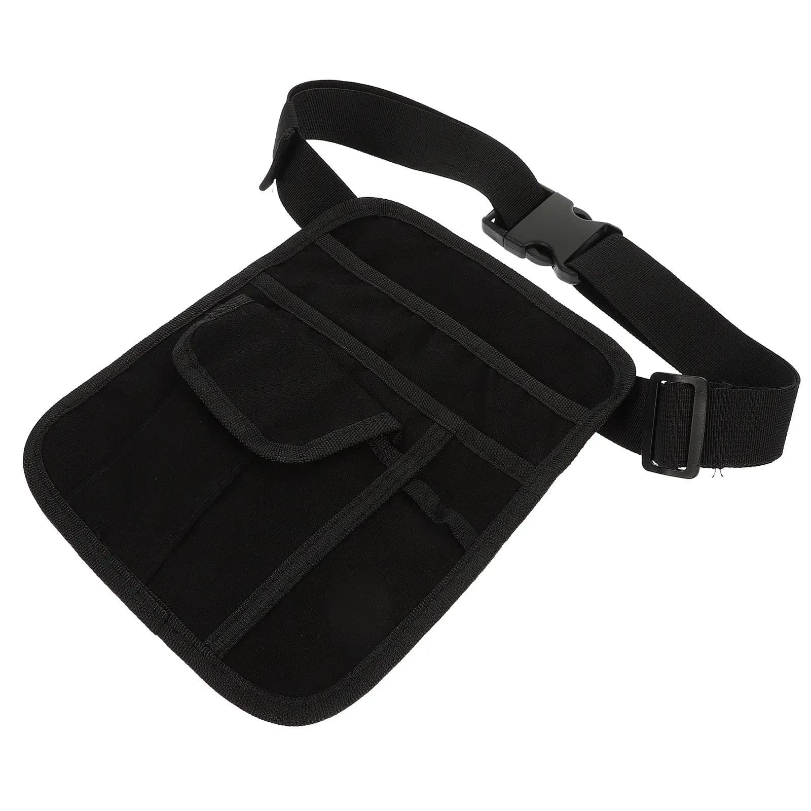 Borsa da Lavoro per Cameriere/Cameriera con Tasca Portaoggetti in Tela, Cintura Regolabile e Organizer per Denaro