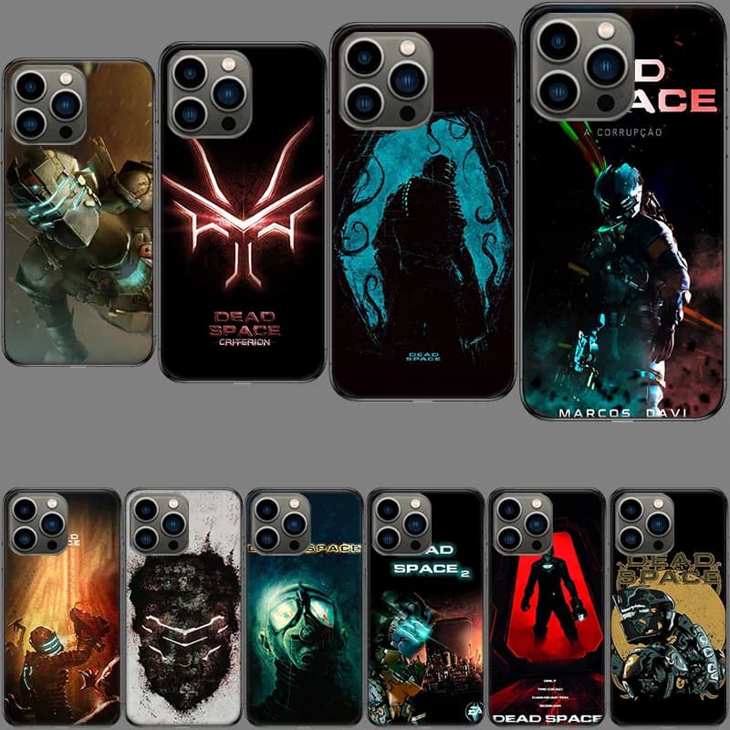 Custodia per telefono Game Dead Space per iPhone 16E 15 Pro 14 Plus 17E 16 17 Pro Max Air 11 12 13 Mini, antiurto, simpatica, in TPU