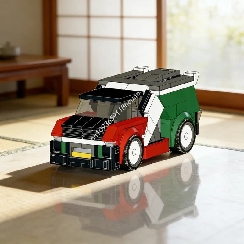 199 Pezzi MOC City Cyber Octan Van, Blocchi da Costruzione, Giocattoli Educativi, Regalo di Natale, Idea Creativa Fai-da-Te