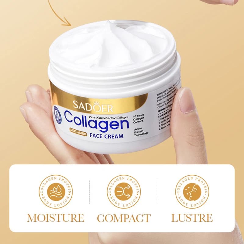 SADOER Crema viso rassodante al collagene sknicare Creme idratanti idratanti Prodotti per la cura della pelle di bellezza agricola