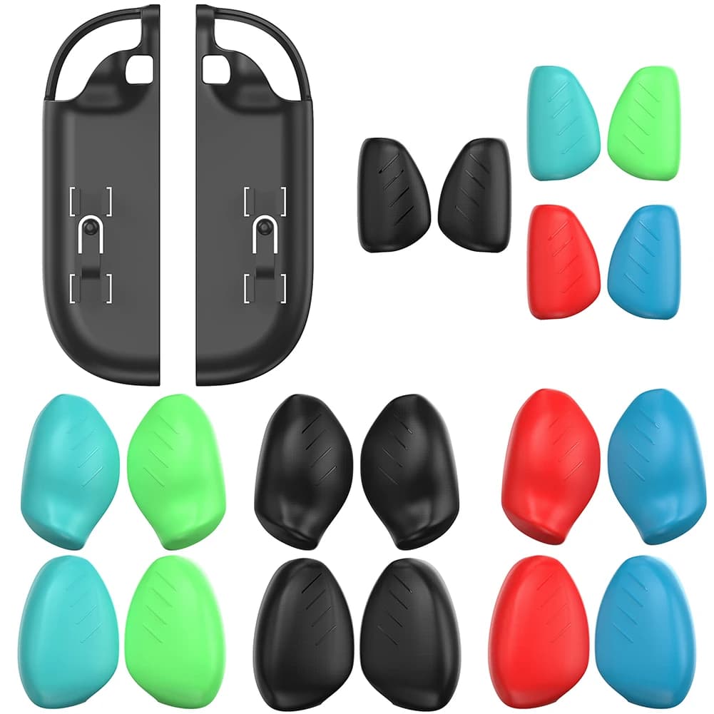 Custodia Protettiva con Impugnatura Ergonomica Sostituibile e Rivestimento Anti-Graffio per Accessori Nintendo Switch 2