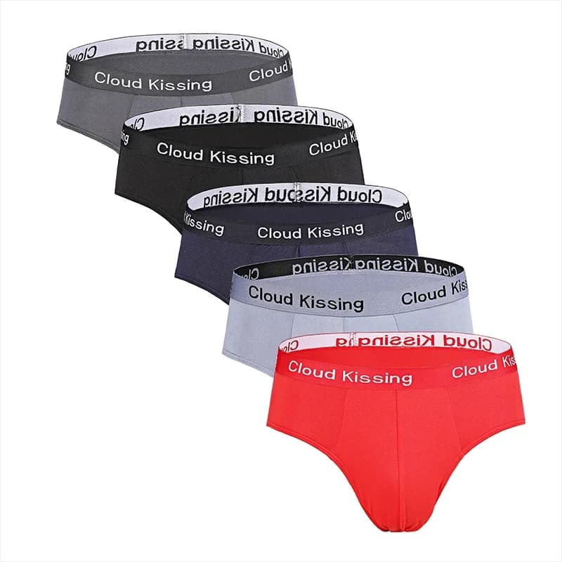 Nuovo Set di 5 Boxer da Uomo Traspiranti per Tutte le Stagioni, Slip Sexy Elastici Sportivi Maschili Leggeri e Sottili