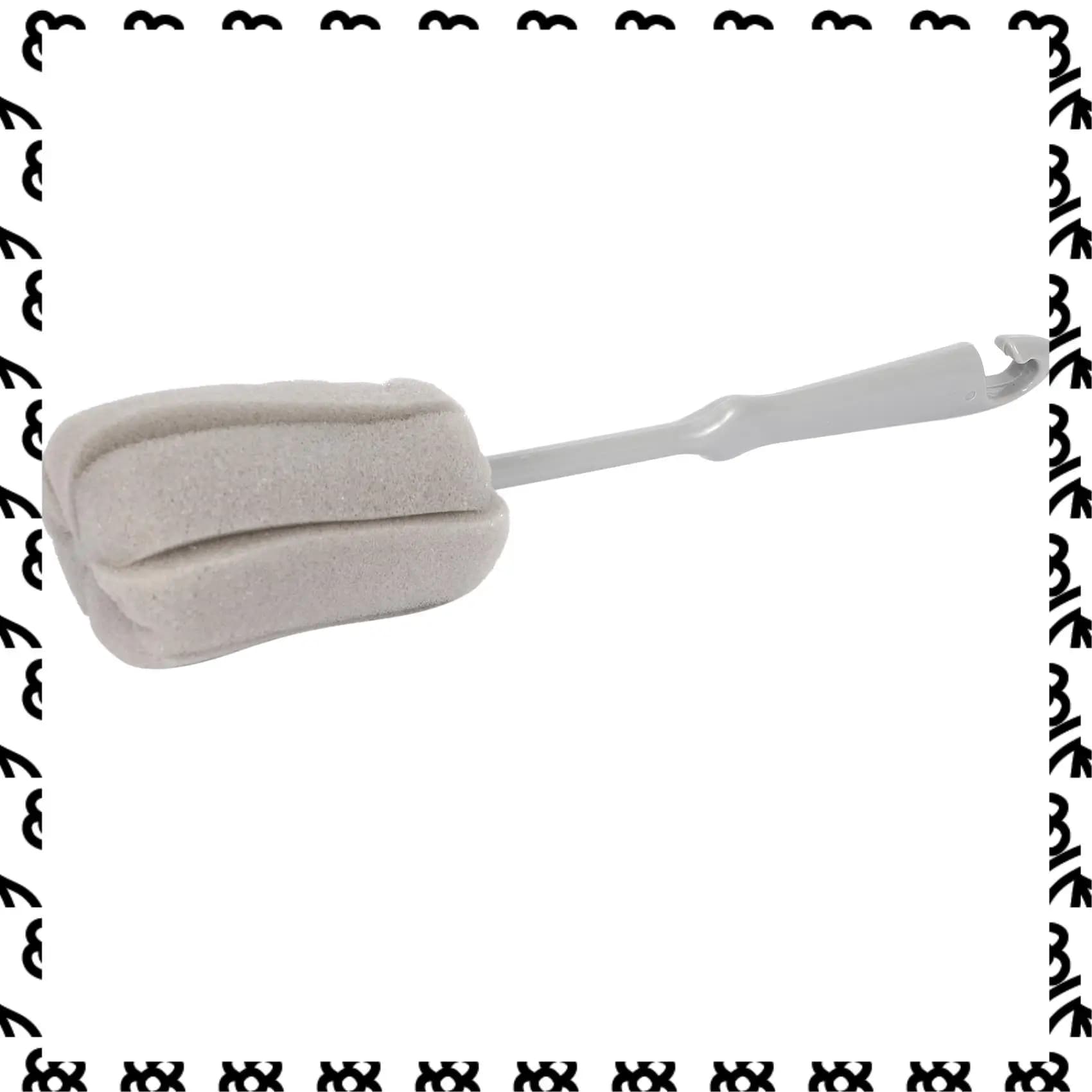 A07I 4Pc Spazzola in spugna Bottiglia di latte Tazza Lavaggio del vetro Pulizia Strumenti per la pulizia della cucina Spazzola per la pulizia della tazza Manico corto in plastica