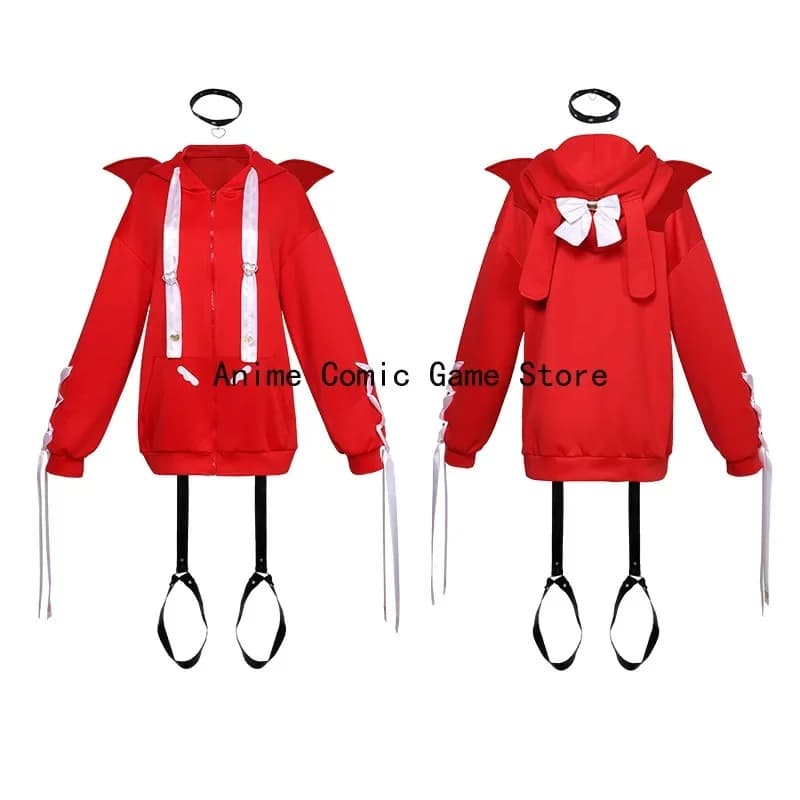 ❤️COS❤️In Stock KAngel/Ame Cosplay Costume Game NEEDY GIRL OVERDOSE Cosplay Hoodie Halloween Carnival Christmas Party Clothes ❤️