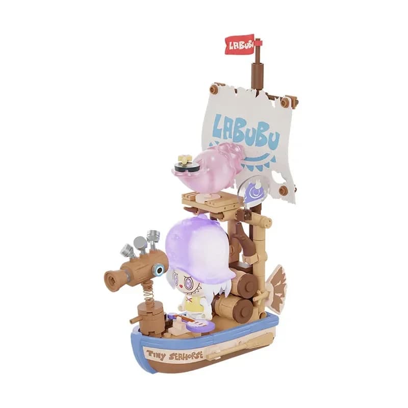 POPMART LABUBU THE MONSTERS Serie Chasing Mermaids Blocchi Scatola a Sorpresa Giocattoli Originali Anime Action Figure Bambola Mystery Box Regali