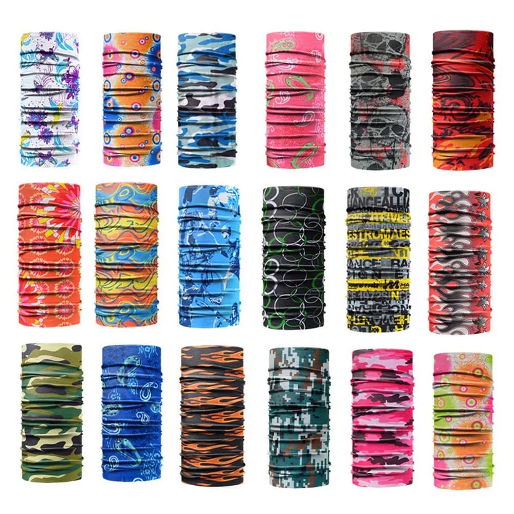 Scaldacollo Unisex per Esterni Antivento, Sciarpa da Pesca, Maschera UV, Copricapo Magico