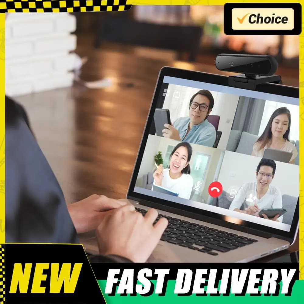 Webcam for Identification and Access 1MP 720P/2MP 1080P for Windows Hello, USB Webcam for Computers with Integrated Microphone