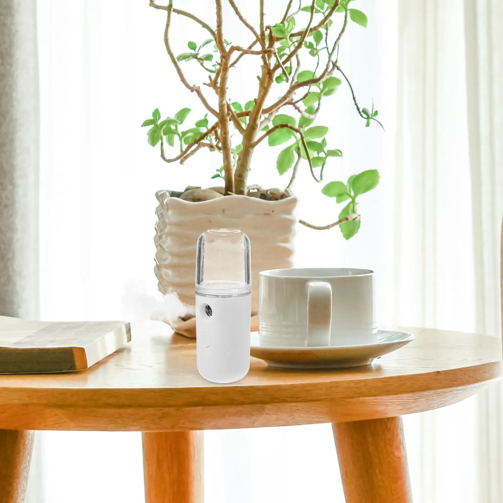 Umidificatore a Ultrasuoni Premium di Lunga Durata per Casa, Ufficio, Camera da Letto e Auto con Funzionamento Silenzioso e Aromaterapia