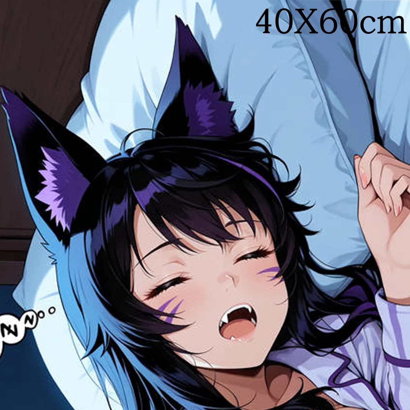 Dakimakura Anime Delta Pillow Cover Sofa Cushion Double-side Print Throw Pillow Case 40X60cm