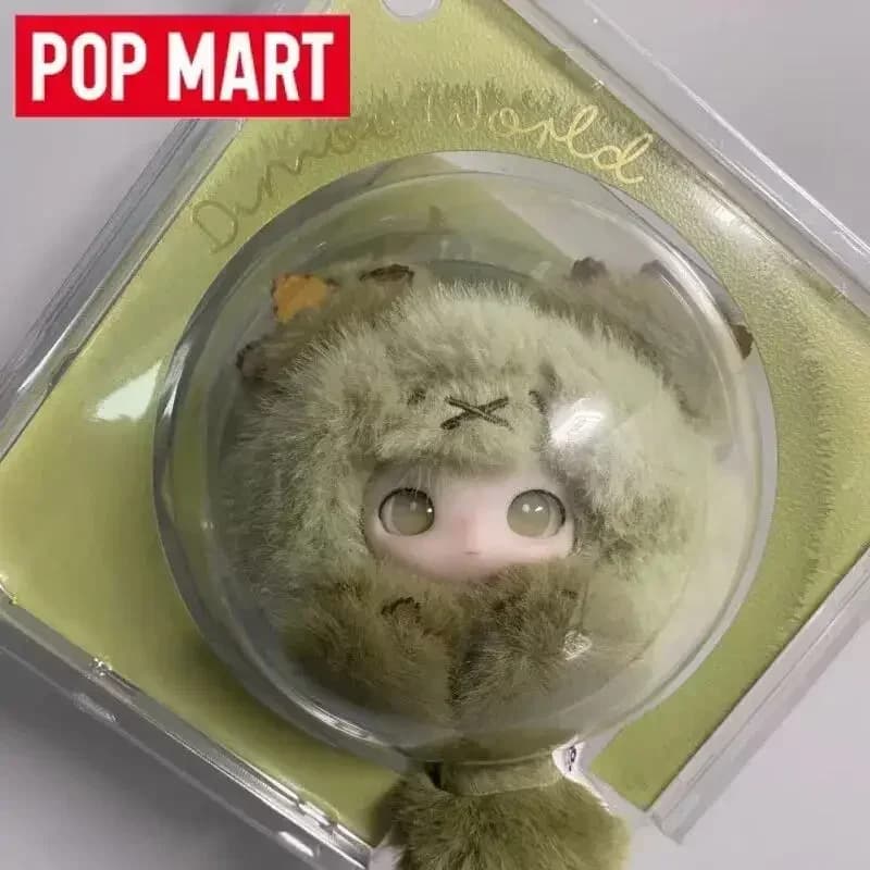 POP MART Dimoo Ciondolo in peluche in vinile a tema gatto Scatola cieca Mistero Anime Action Figure Doll Giocattolo autentico Ornamento Regalo