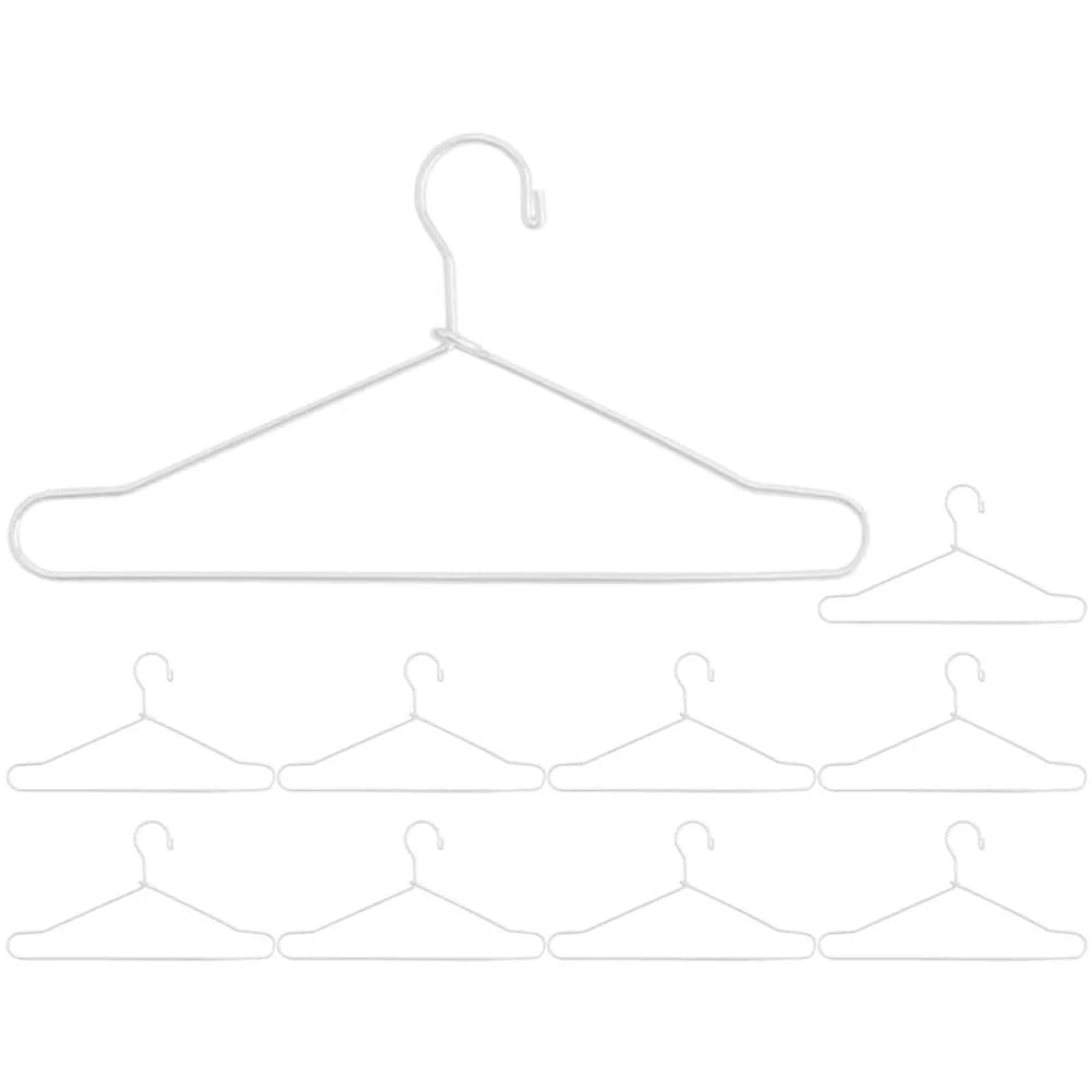 10 Pezzi Mini Appendiabiti in Ferro per Vestiti, Organizer per Top, Pantaloni, Abbigliamento per Animali Domestici, Appendiabiti per Vestiti per Cani, Mini Ornamenti