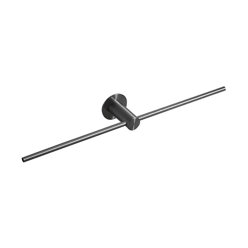 Rustproof 304 Stainless Steel No Drill Towel Rack Wall Mounted Towel Bar Minimalist Bathroom Single Rod Space Saving Towel Rack