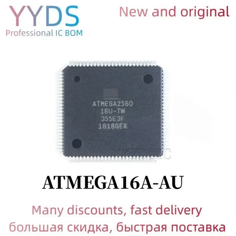 1 pz ATMEGA2560 ATMEGA16A-AU ATMEGA2560-16AU LQFP-100 QFP Disponibile IC MCU 8BIT 256KB FLASH 100TQFP
