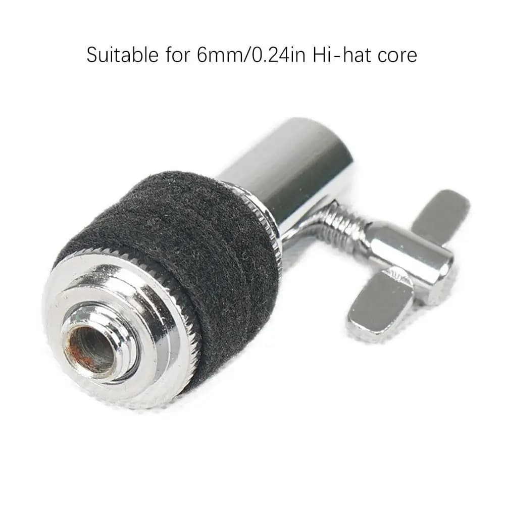 Morsetto per Hi-Hat con Pad in Feltro Rinforzato, Accessori per Batteria, Frizione per Piatti, Supporto Professionale per Hi-Hat