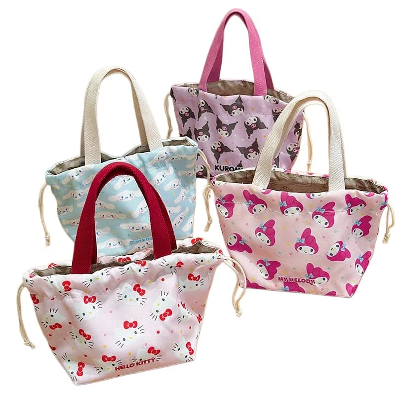 Borsa Sanrio HelloKitty, Borsa per il Pranzo Hello Kitty Jade Guigou, Borsa Portaoggetti per Lavoro e Uso Quotidiano
