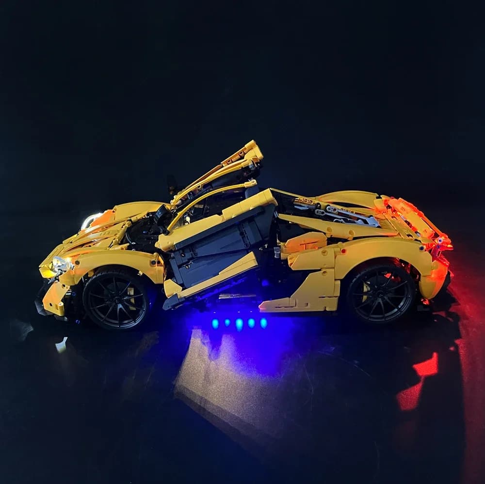 Luce a LED compatibile per 42172 McLaren P1 blocchi lampada telecomando (non include blocchi di costruzione) regalo di compleanno di Natale